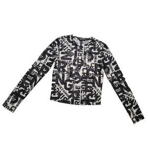 Forever 21 Womens Corp Blouse Long Sleeve Size M